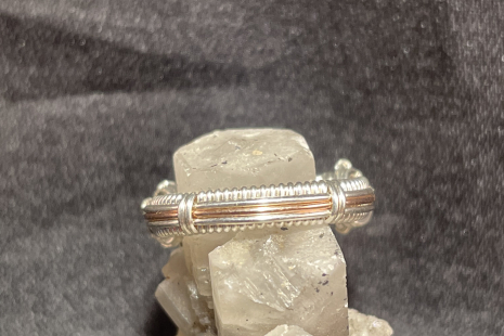 Rhodolite Garnet Silver Ring Size 6
