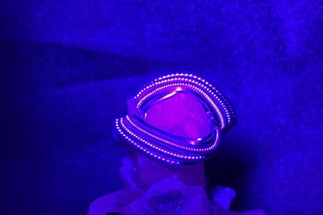 Hackmanite Sterling Silver Ring Size 6.5