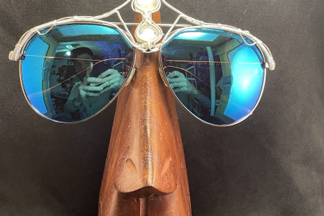 Moonstone Blue Aviators Sunglasses