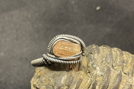 Imperial Topaz Sterling Silver “mini” Ring Size 7