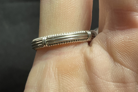 Rhodolite Garnet Sterling Silver Ring Size 6.5-7 Rhodolite Garnet Sterling Silver Ring Size 6.5-7