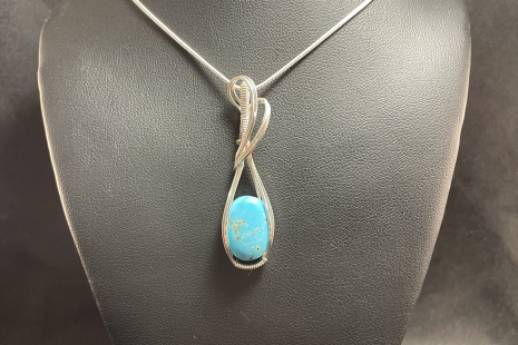 Turquoise Sterling Silver Pendant