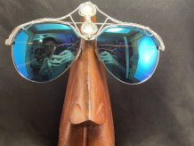 Moonstone Blue Aviators Sunglasses