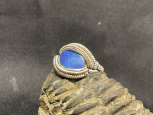 Australian Opal Sterling Silver Ring Size 8