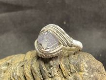 Hackmanite Sterling Silver Ring Size 6.5