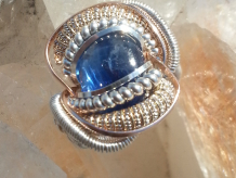 #22 Blue Kyanite Custom Ring